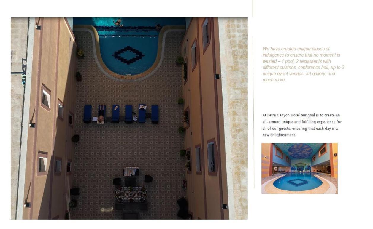 Petra Canyon Hotel Wadi Musa Dış mekan fotoğraf